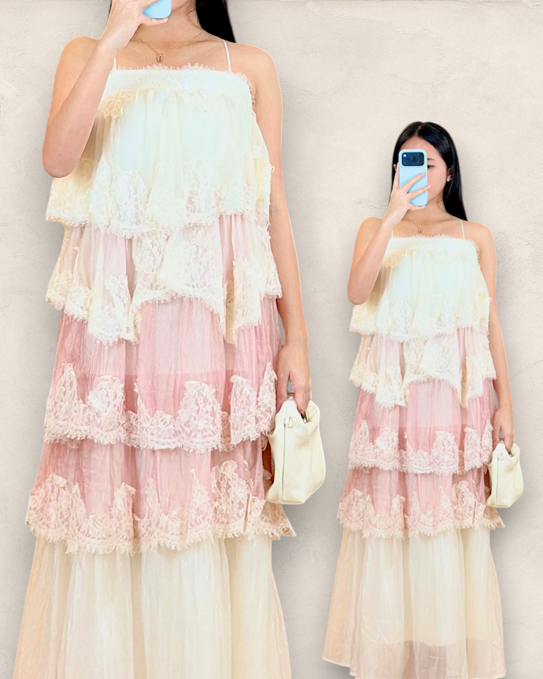 Belle Pink rental dress