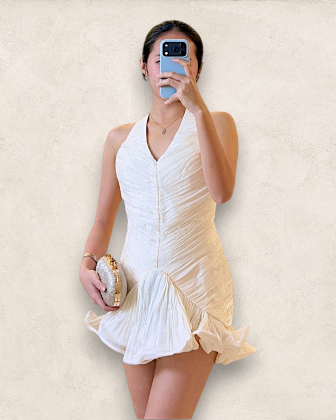 Amara White rental dress