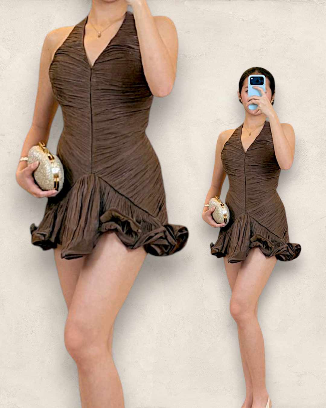 Amara Brown rental dress