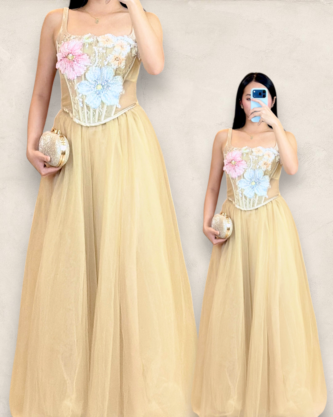 Ivory rental dress